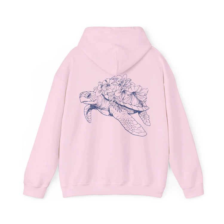Hibiscus Turtle Hoodie