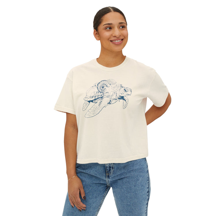 Shell Turtle Boxy Tee
