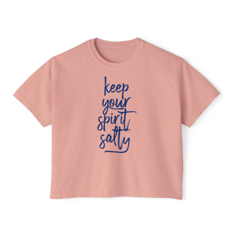 Keep Your Spirit Salty Boxy Top