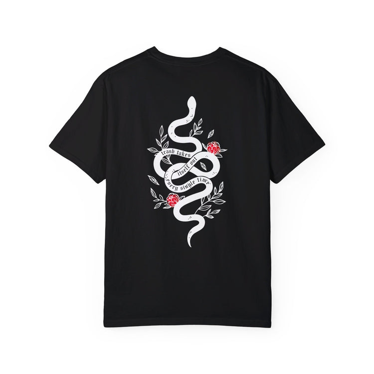 Chelsea Taylor Trash Back of Shirt