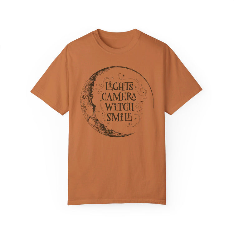 Light Camera Witch Smile Moon Shirt