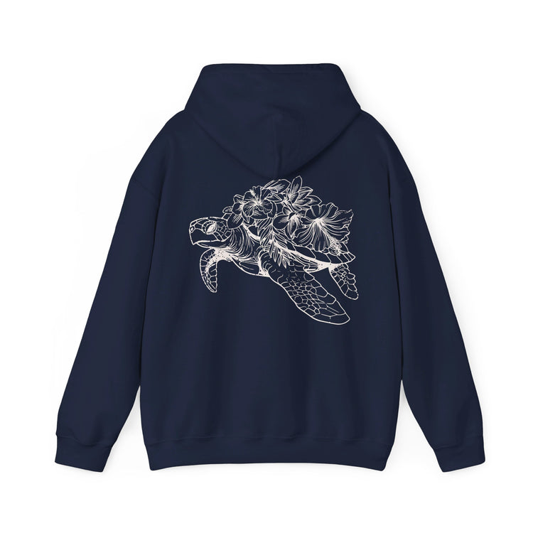 Hibiscus Turtle Hoodie