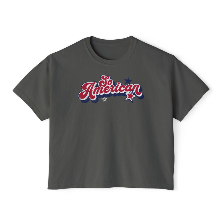 So American Boxy Tee