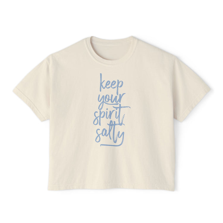Keep Your Spirit Salty Boxy Top