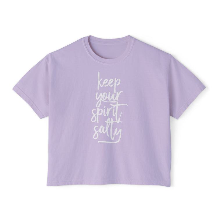 Keep Your Spirit Salty Boxy Top