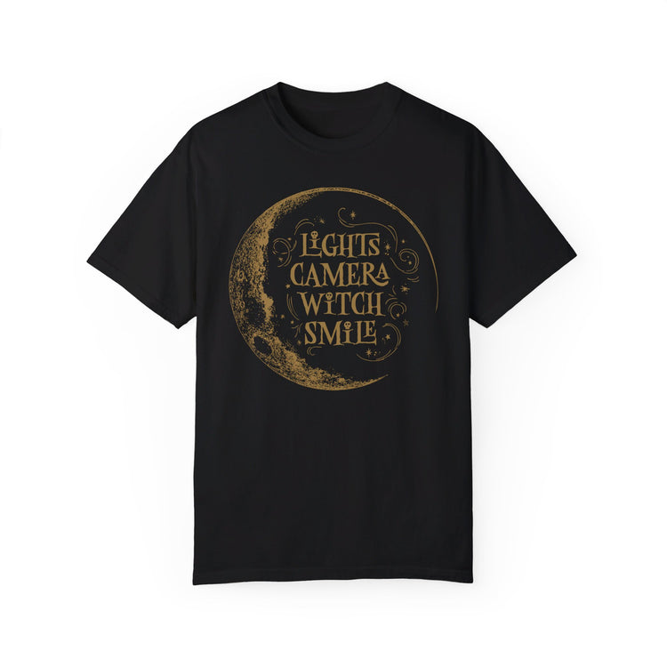 Light Camera Witch Smile Moon Shirt