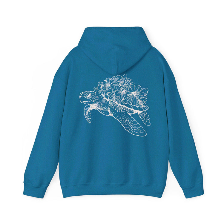 Hibiscus Turtle Hoodie
