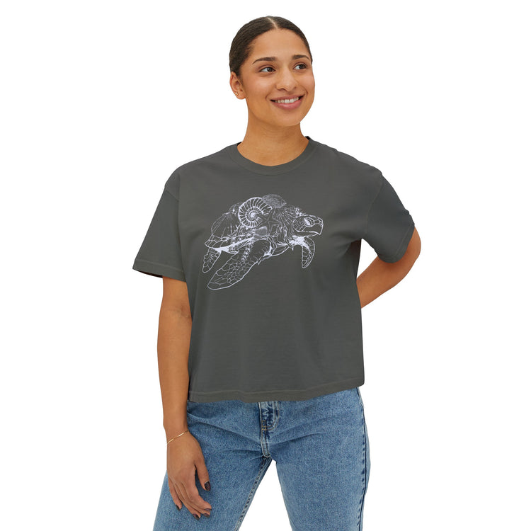 Shell Turtle Boxy Tee