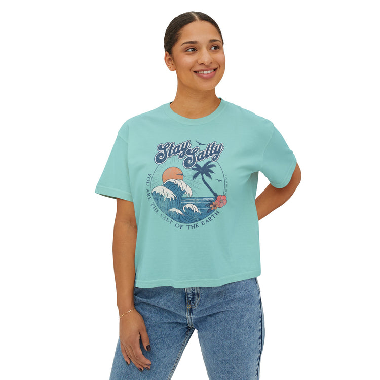 Stay Salty Boxy Tee