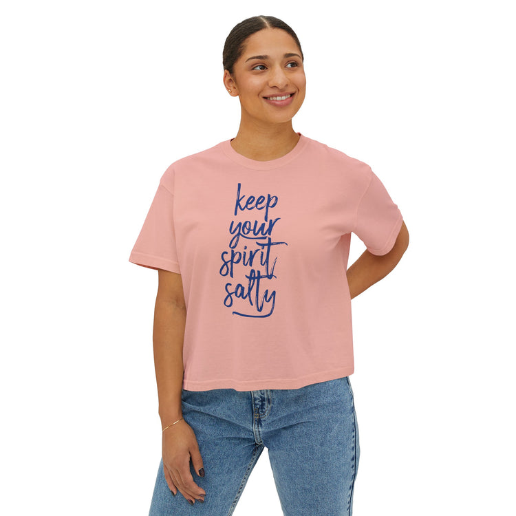 Keep Your Spirit Salty Boxy Top