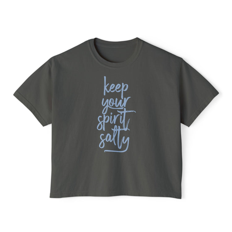Keep Your Spirit Salty Boxy Top