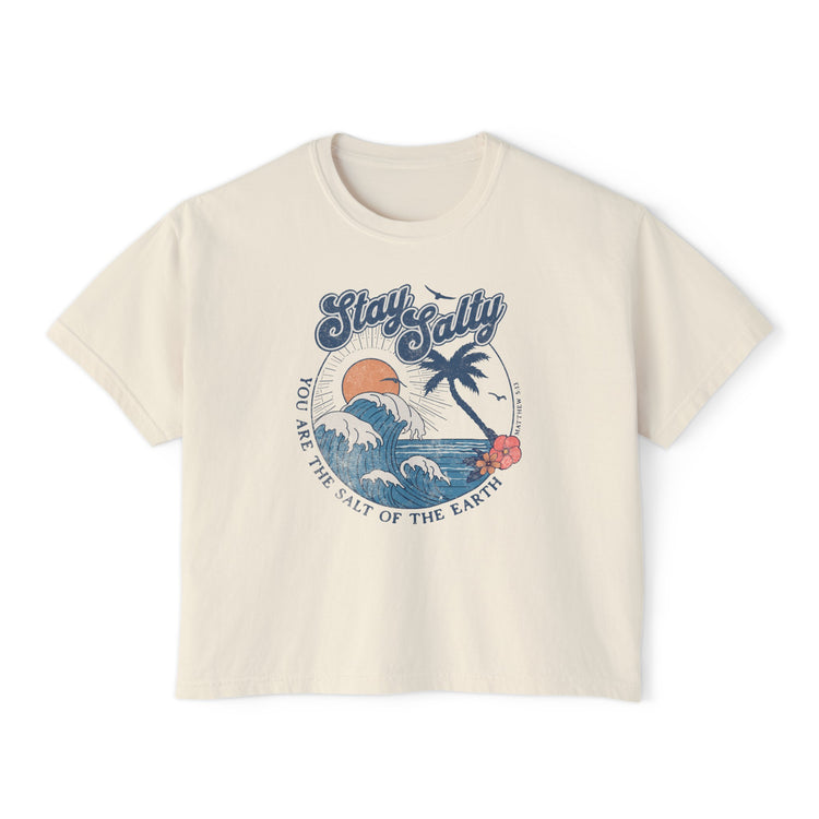 Stay Salty Boxy Tee