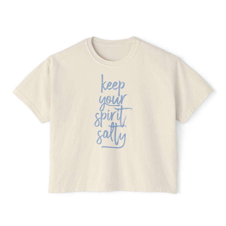 Keep Your Spirit Salty Boxy Top
