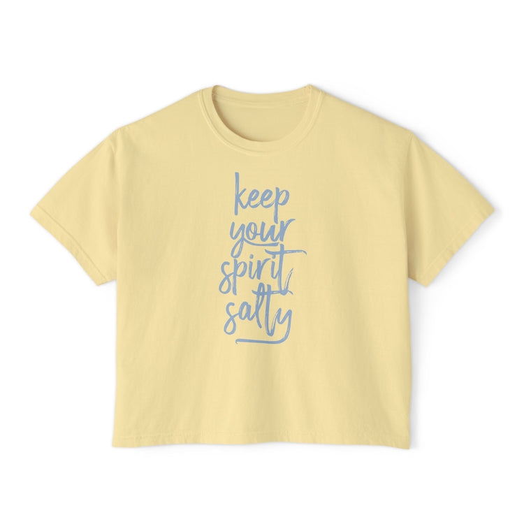 Keep Your Spirit Salty Boxy Top