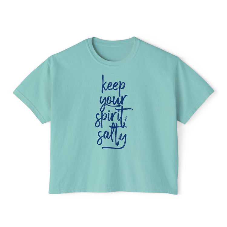 Keep Your Spirit Salty Boxy Top
