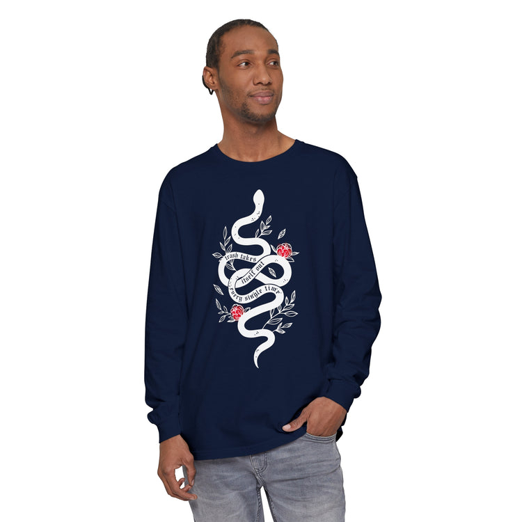 Trash Takes Itself Out Long Sleeve Comfort Colors Tee