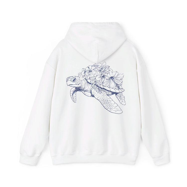 Hibiscus Turtle Hoodie