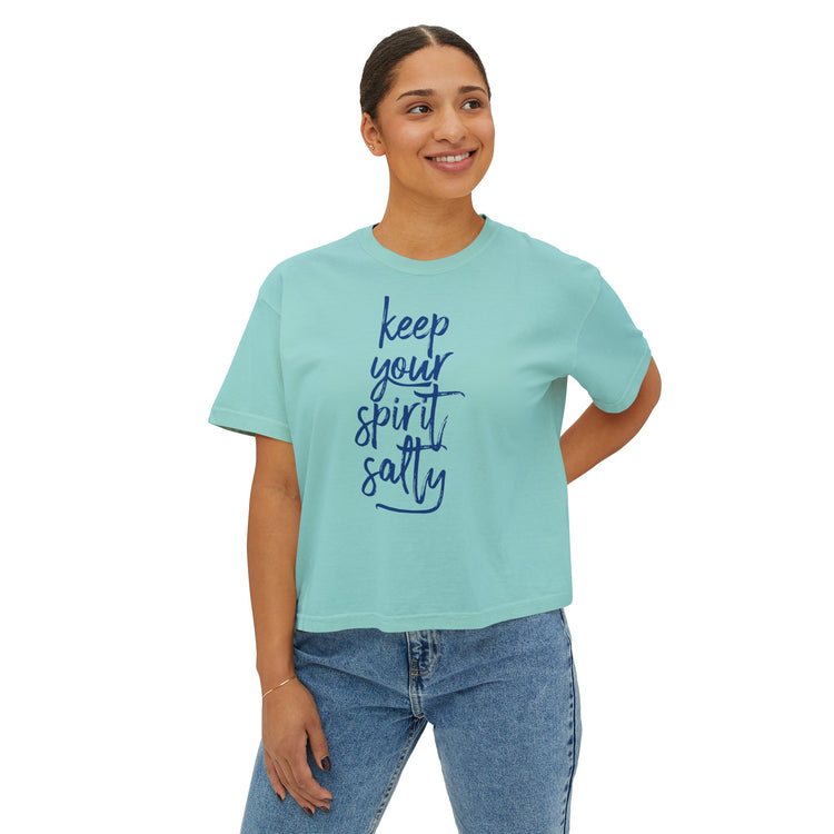 Keep Your Spirit Salty Boxy Top