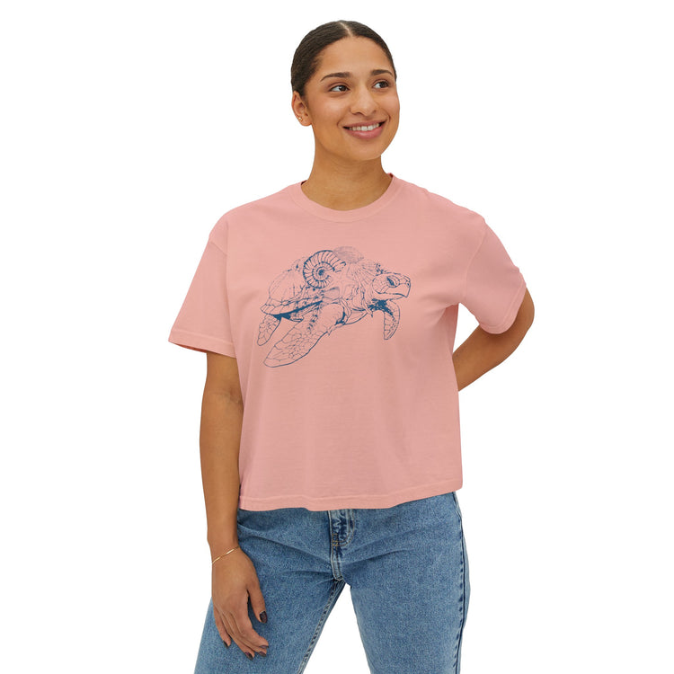 Shell Turtle Boxy Tee