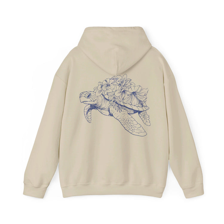 Hibiscus Turtle Hoodie