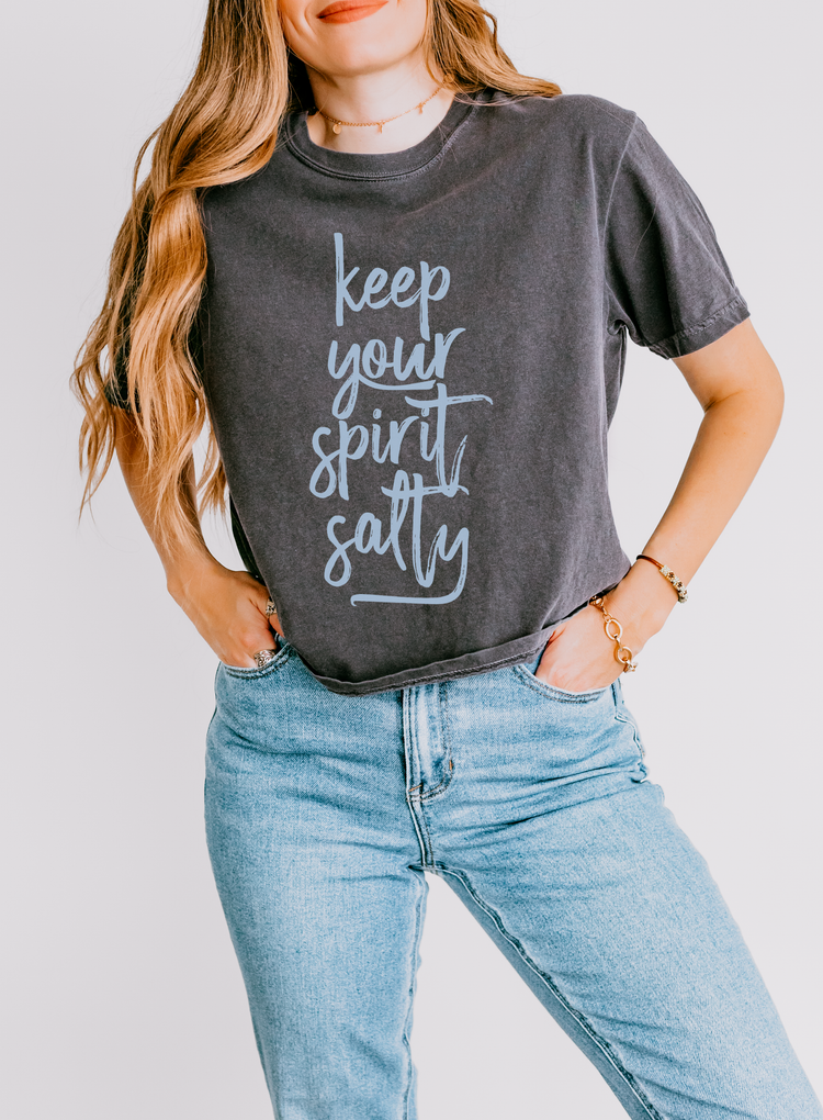 Keep Your Spirit Salty Boxy Top