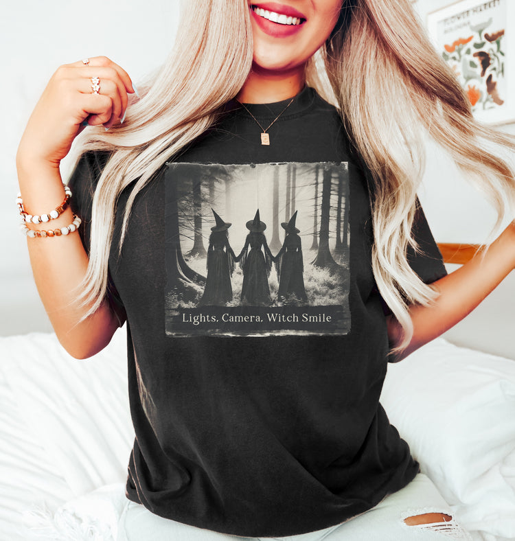 Lights Camera Witch Smile