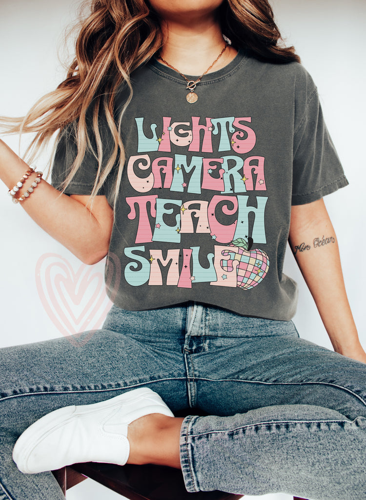 Lights Camera Teach Smile