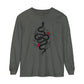 Trash Takes Itself Out Long Sleeve Comfort Colors Tee