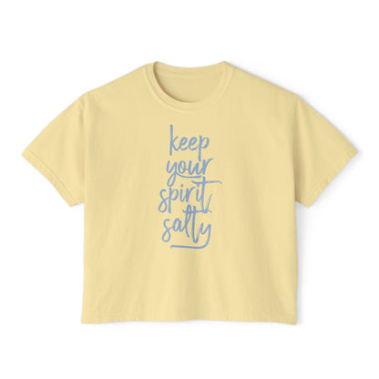 Keep Your Spirit Salty Boxy Top