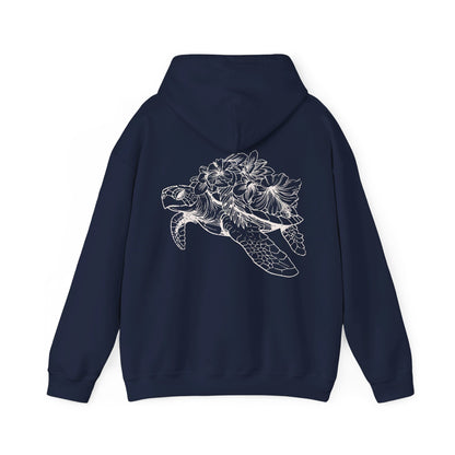 Hibiscus Turtle Hoodie