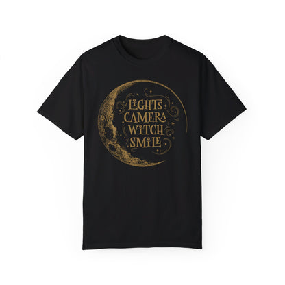 Light Camera Witch Smile Moon Shirt