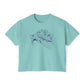 Hibiscus Turtle Boxy Shirt