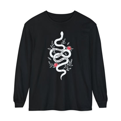 Trash Takes Itself Out Long Sleeve Comfort Colors Tee