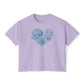 Seashell Heart Boxy Top