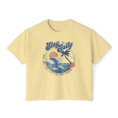 Stay Salty Boxy Tee