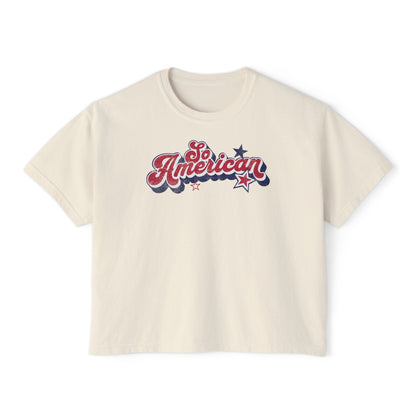 So American Boxy Tee
