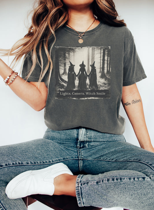 Lights Camera Witch Smile