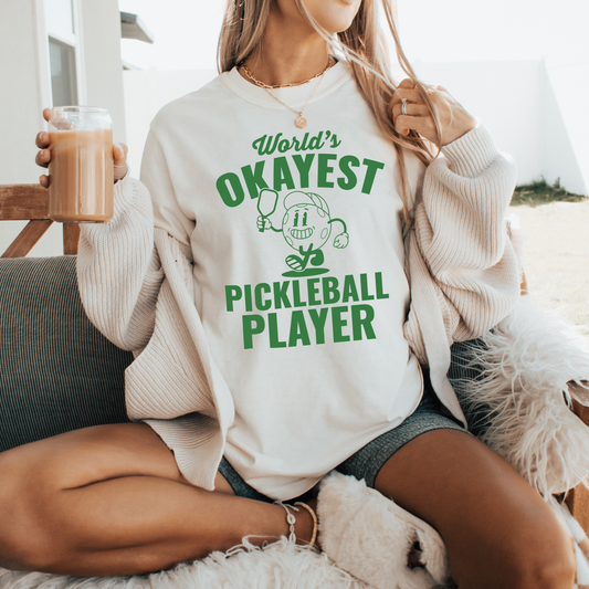 World's Okayest Pickleball Player Shirt