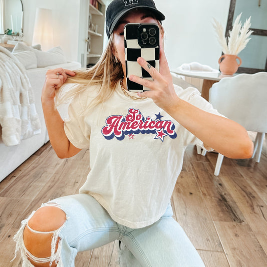 So American Boxy Tee