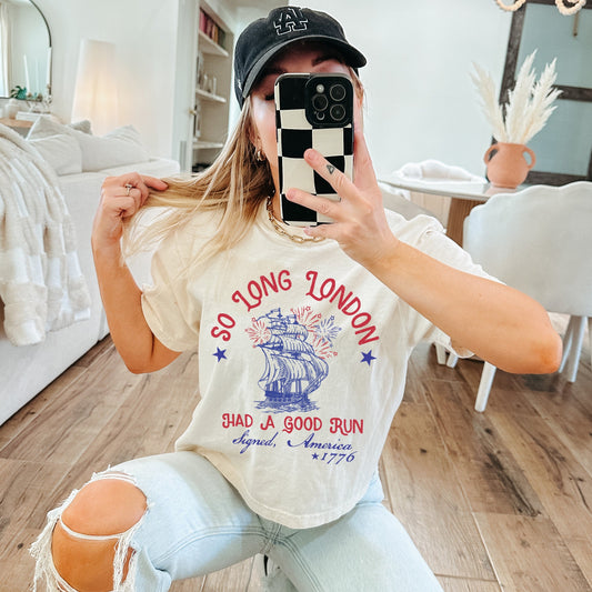 So Long London Boxy Tee